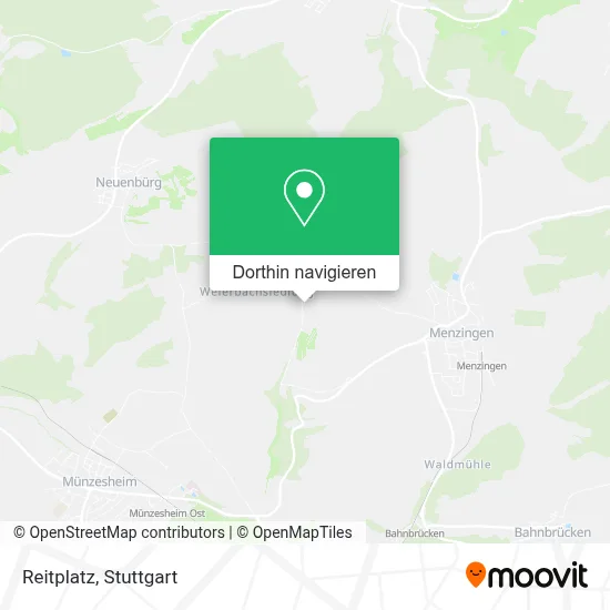 Reitplatz Karte