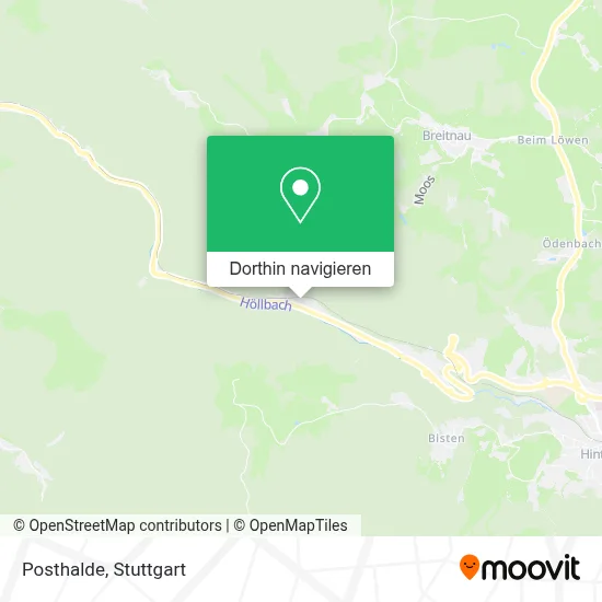 Posthalde Karte
