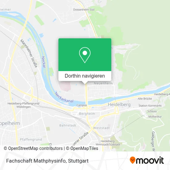 Fachschaft Mathphysinfo Karte