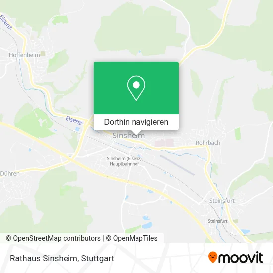 Rathaus Sinsheim Karte