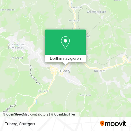 Triberg Karte