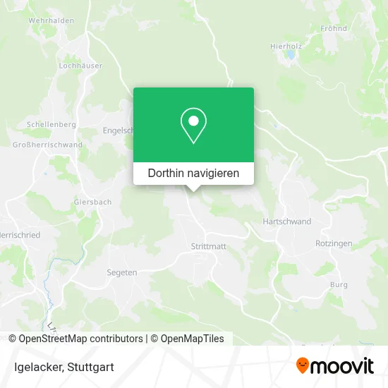 Igelacker Karte