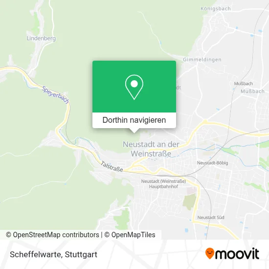Scheffelwarte Karte