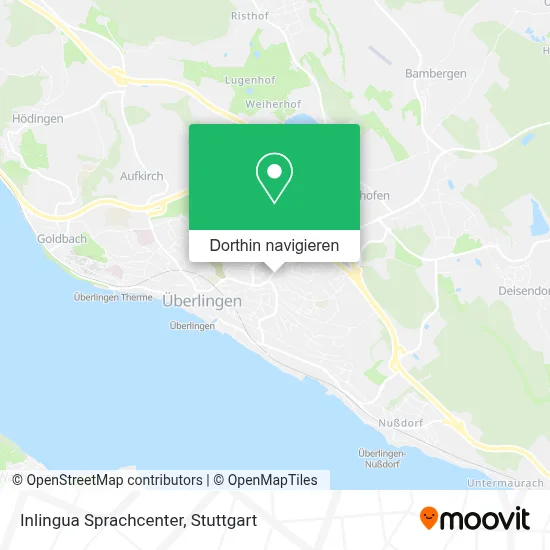 Inlingua Sprachcenter Karte