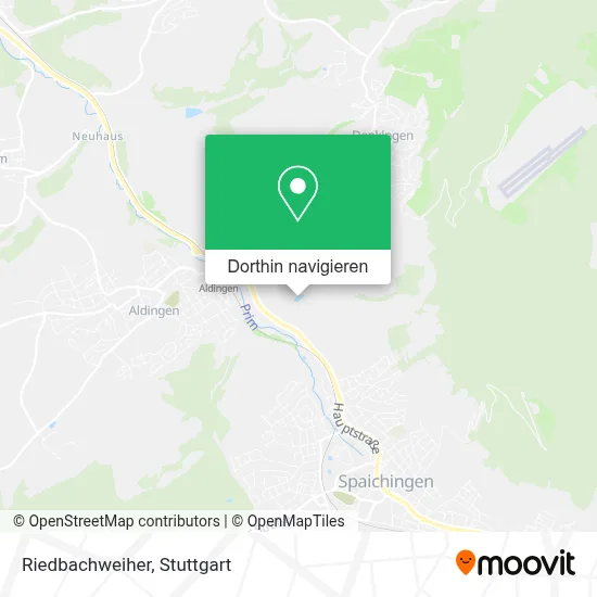 Riedbachweiher Karte