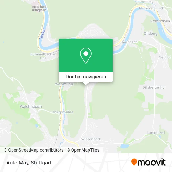 Auto May Karte