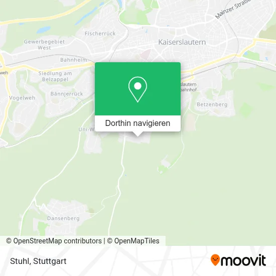 Stuhl Karte