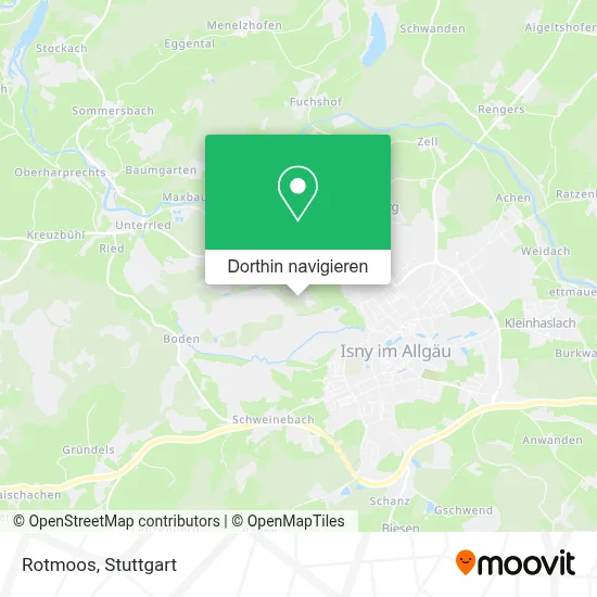 Rotmoos Karte