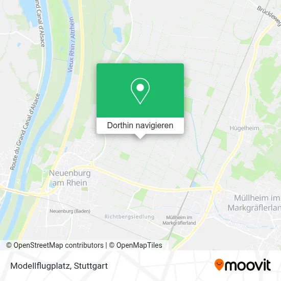 Modellflugplatz Karte