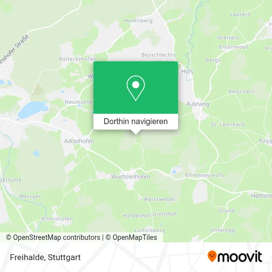 Freihalde Karte