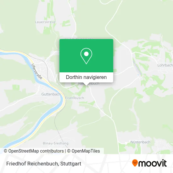 Friedhof Reichenbuch Karte