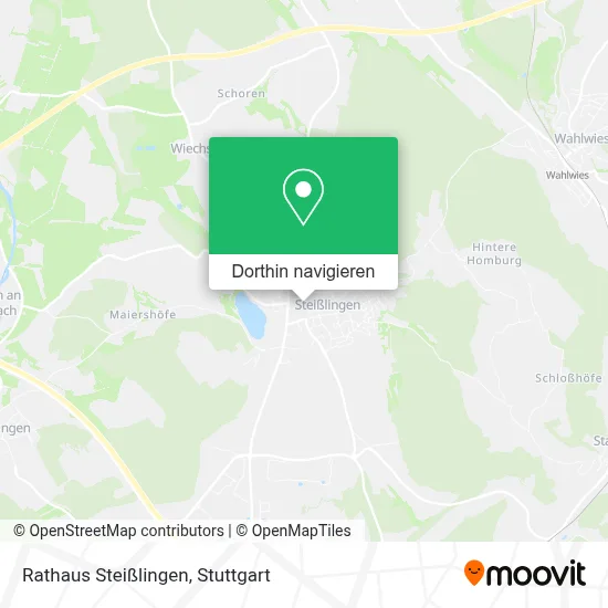 Rathaus Steißlingen Karte