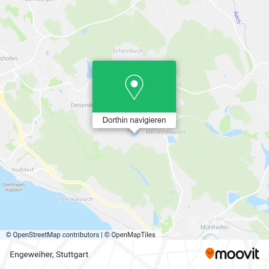 Engeweiher Karte