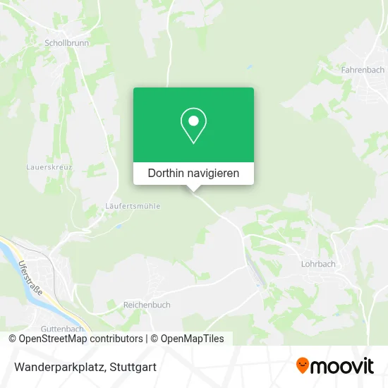 Wanderparkplatz Karte