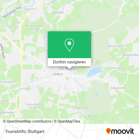 Touristinfo Karte