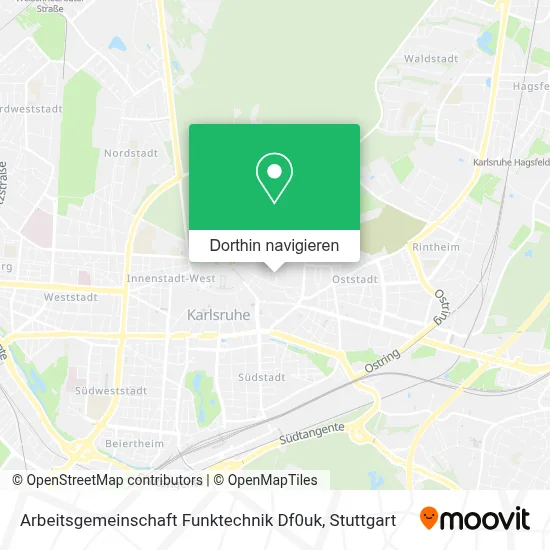 Arbeitsgemeinschaft Funktechnik Df0uk Karte