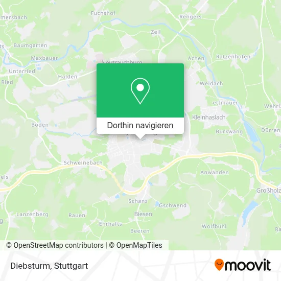 Diebsturm Karte