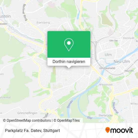 Parkplatz Fa. Datev Karte