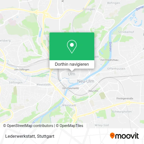 Lederwerkstatt Karte