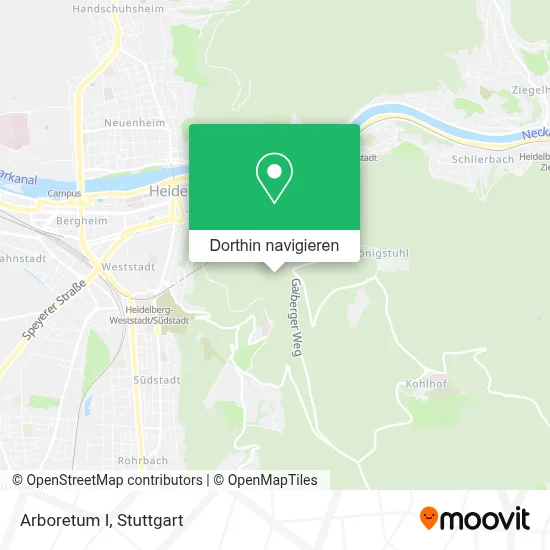 Arboretum I Karte