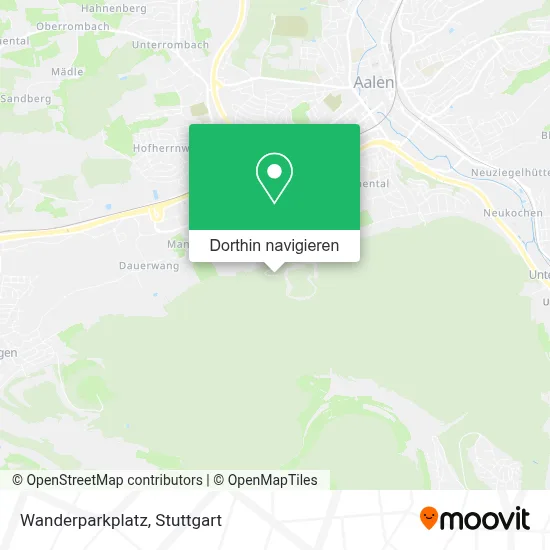 Wanderparkplatz Karte