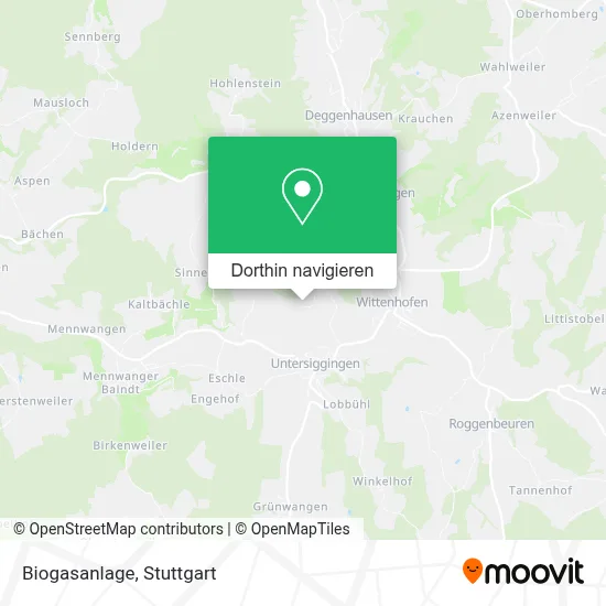 Biogasanlage Karte