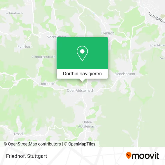 Friedhof Karte