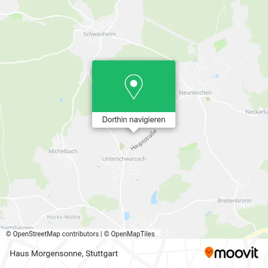Haus Morgensonne Karte