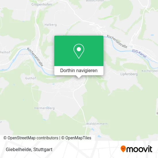 Giebelheide Karte