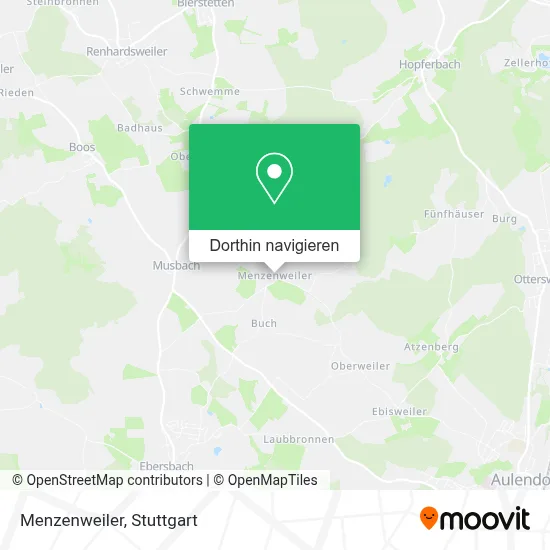 Menzenweiler Karte