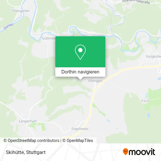 Skihütte Karte