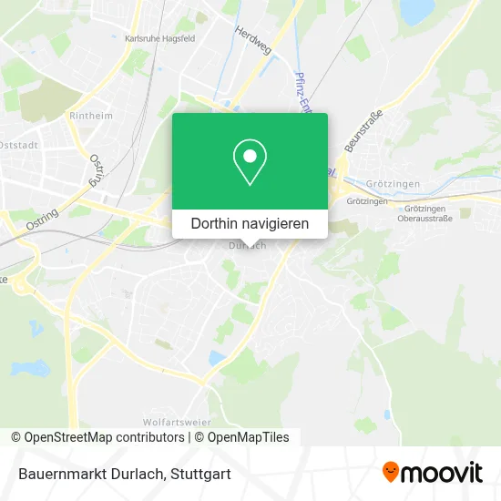 Bauernmarkt Durlach Karte