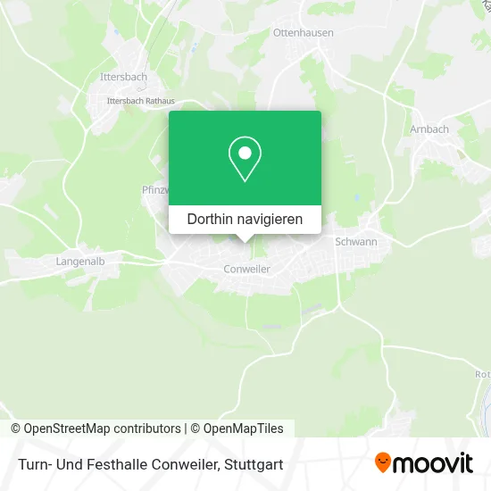Turn- Und Festhalle Conweiler Karte