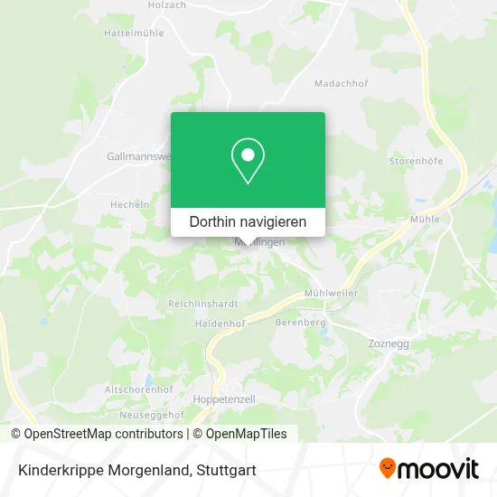 Kinderkrippe Morgenland Karte