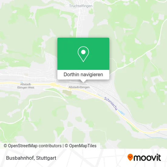 Busbahnhof Karte
