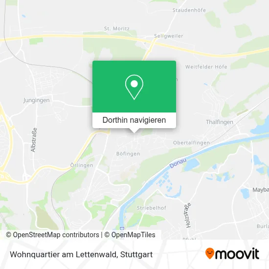 Wohnquartier am Lettenwald Karte