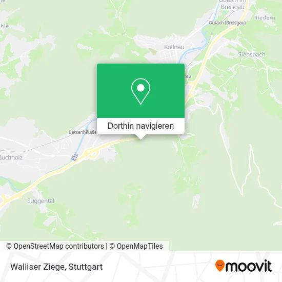 Walliser Ziege Karte