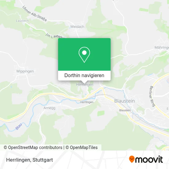 Herrlingen Karte
