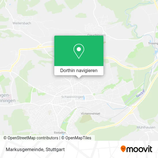 Markusgemeinde Karte