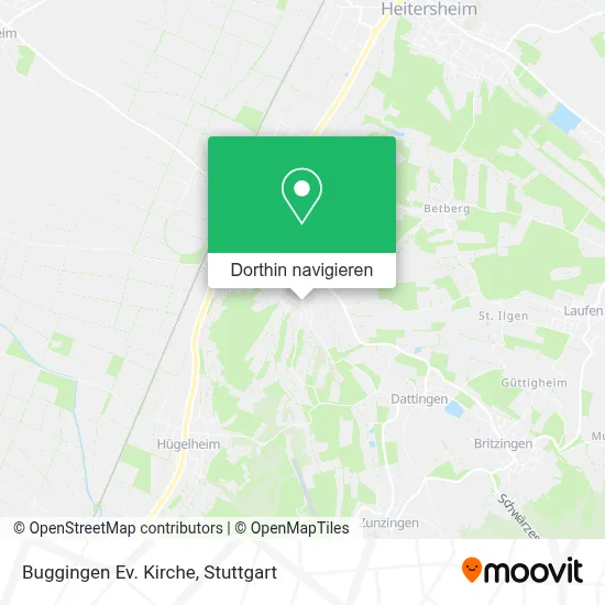 Buggingen Ev. Kirche Karte