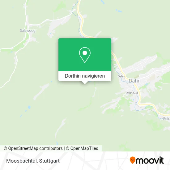 Moosbachtal Karte
