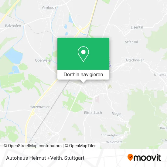Autohaus Helmut +Veith Karte