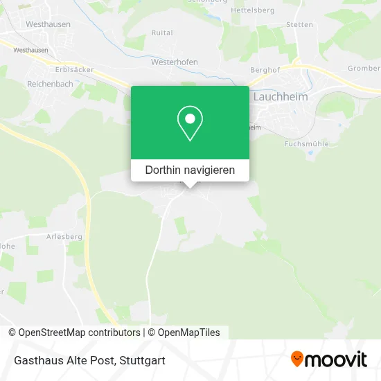 Gasthaus Alte Post Karte