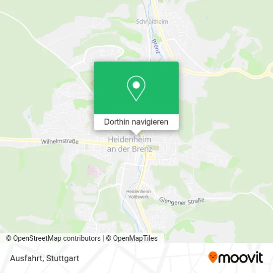 Ausfahrt Karte