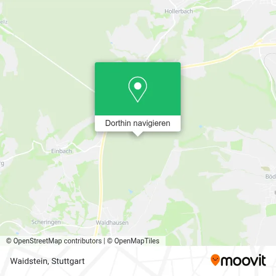 Waidstein Karte