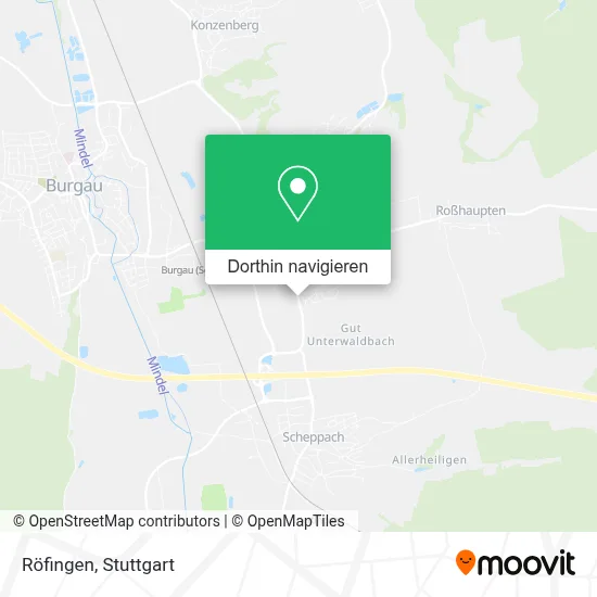 Röfingen Karte