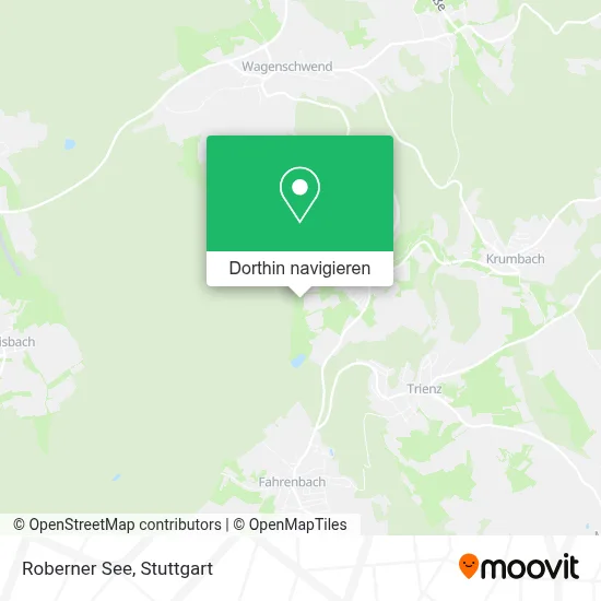 Roberner See Karte