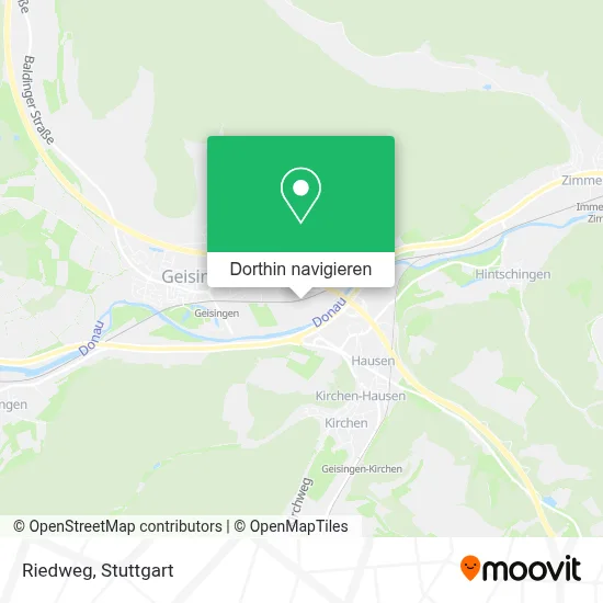Riedweg Karte