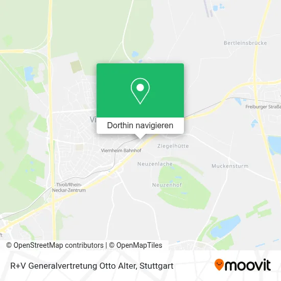 R+V Generalvertretung Otto Alter Karte