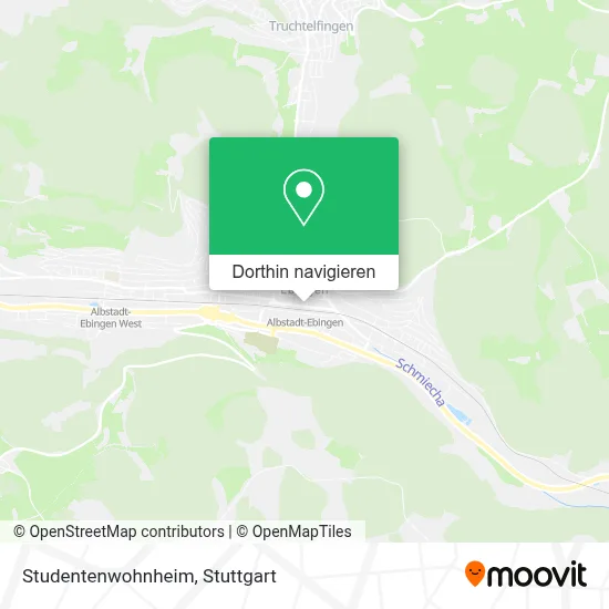 Studentenwohnheim Karte